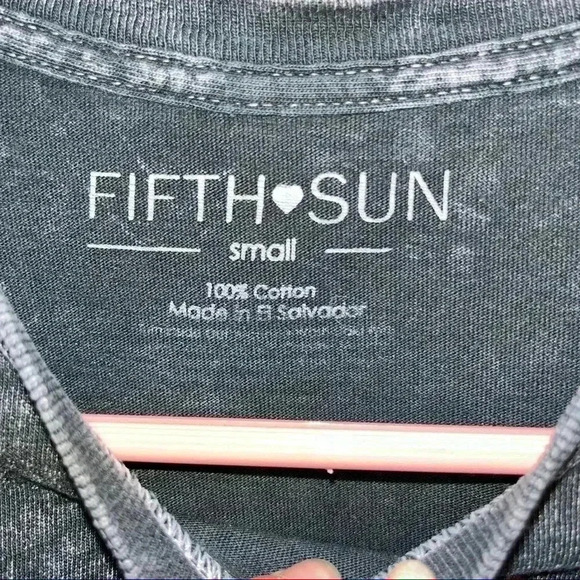 Papillon Butterflies and Moon Concert Tour fringed bottom tee - Picture 4 of 7